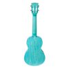 ML2AB Mahalo Set ukulele concert finisaj albastru Aqua Blue, 3 pene, cu husa