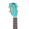 ML2AB Mahalo Set ukulele concert finisaj albastru Aqua Blue, 3 pene, cu husa