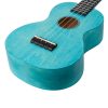 ML2AB Mahalo Set ukulele concert finisaj albastru Aqua Blue, 3 pene, cu husa