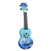 MD1HBBUB Mahalo Set ukulele Designer Hibiscus albastru burst